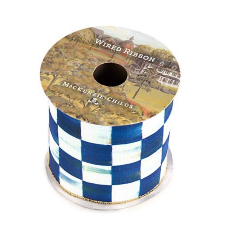 Royal Check 4&#39; Ribbon