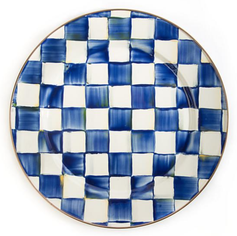 Royal Check Charger/Plate