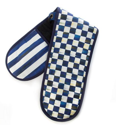 Royal Check Double Oven Mitt Large 