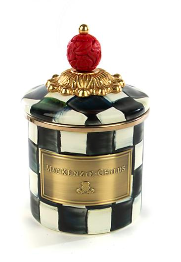 Courtly Check Enamel Canister - Mini 