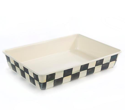 Courtly Check Enamel Baking Pan - 9x13in