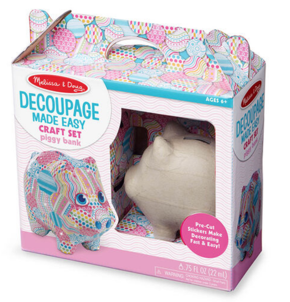 Decoupage Made Easy - Piggy Bank #30106