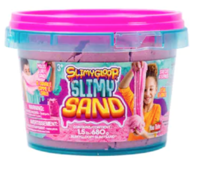 Slimy Gloop Slimy Sand Bucket, Slimy Gloop Slimy Sand: Pink