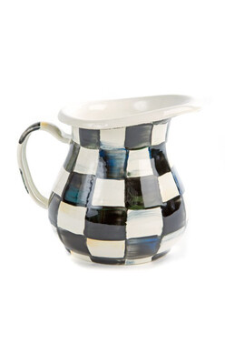 Courtly Check Enamel Creamer