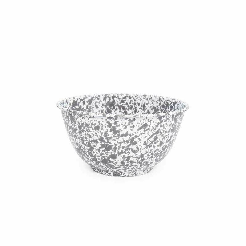Large Salad Bowl - Grey Marble #D23GYM