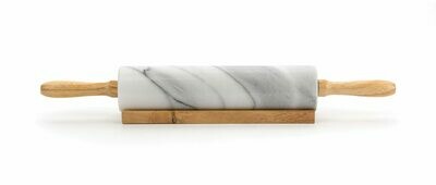 White Marble Rolling Pin #RPW-10