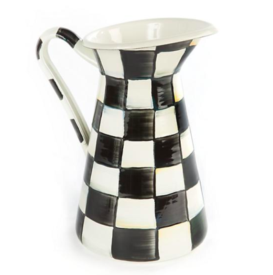 Courtly Check Enamel Practical Pitcher - Medium