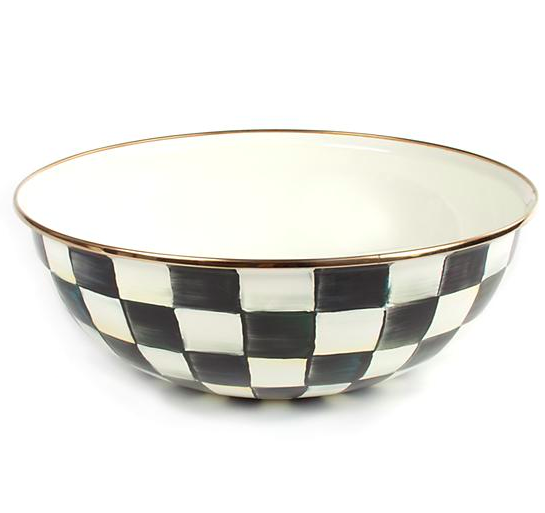 Courtly Check Enamel Extra Large Everyday Bowl