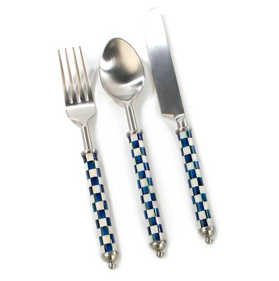Supper Club 3pc Place Setting - Royal Check