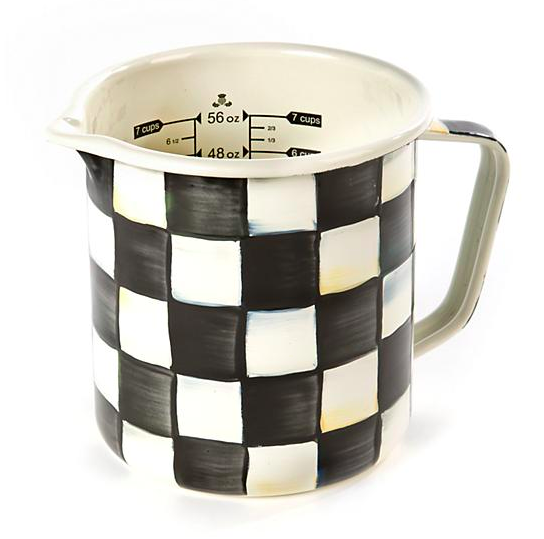 Courtly Check Enamel 7 cup measuring cup