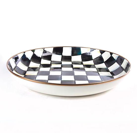 Courtly Check Enamel Abundant Bowl
