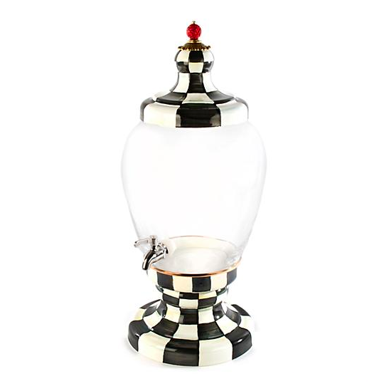 Courtly Check Enamel Beverage Hostess