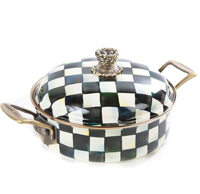 Courtly Check Enamel 3qt. Casserole