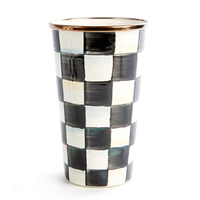 Courtly Check Enamel Tumbler - 20 Ounce