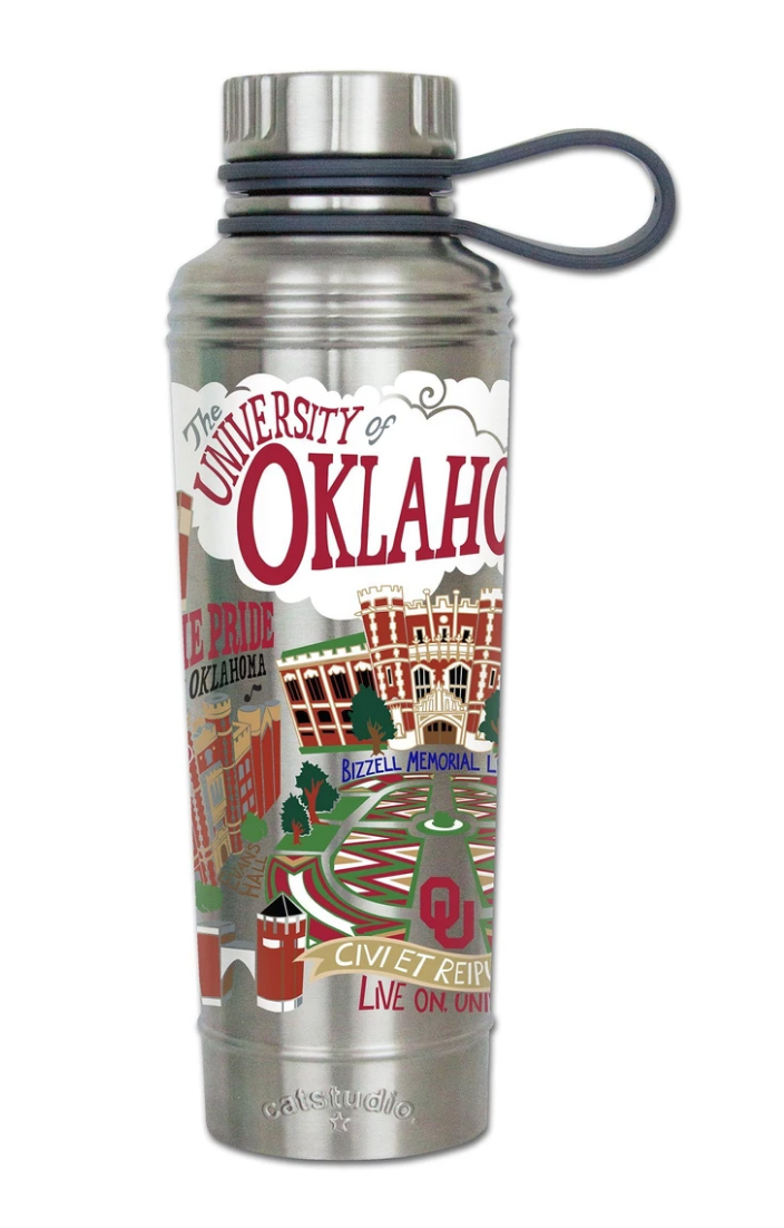 Oklahoma State Thermal Water Bottle 