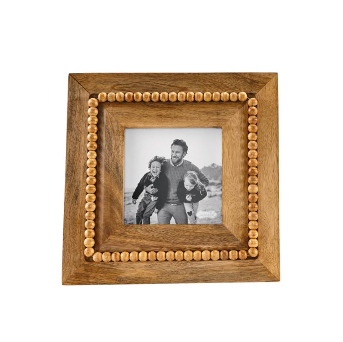 Square Beaded Wood Frame #46900235S