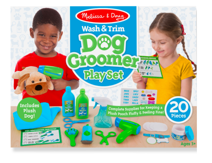 Wash & Trim Dog Grooming Play Set #8568