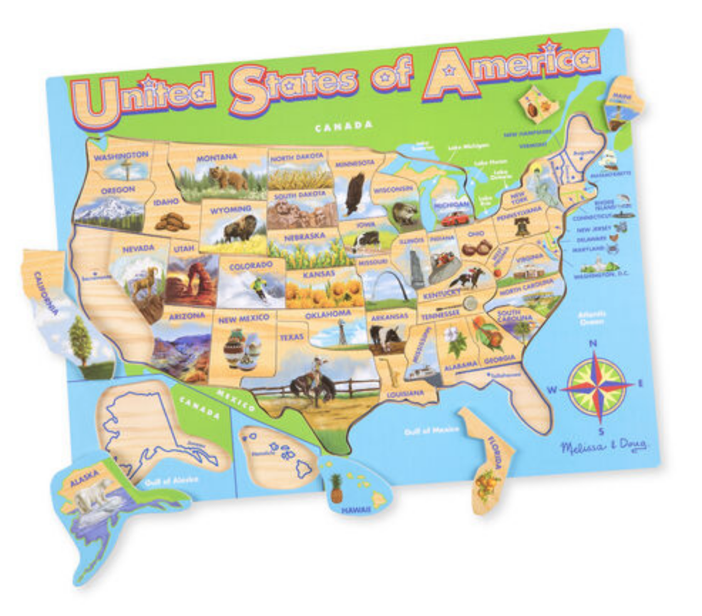 USA MAP Jigsaw Puzzle