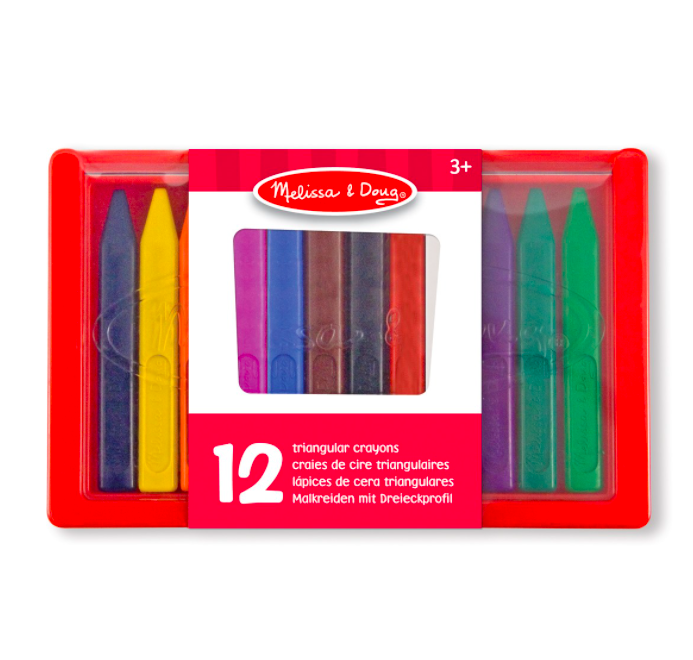 12 Triangular Crayons