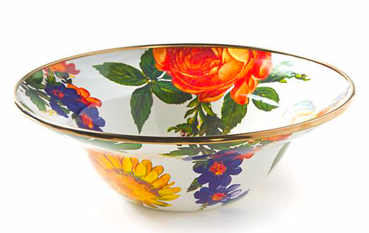 Flower Market Breakfast Bowl - White