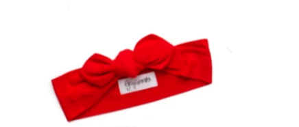 Topknot Headband, Topknot Headband: Red
