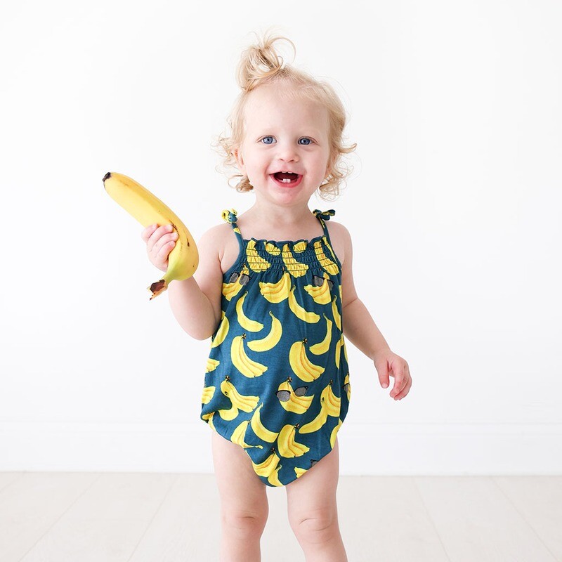 Bananas - Spaghetti Strap Bubble Romper