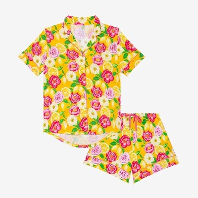 Annika - Women Short Sleeve Shirt & Shorts PJ Set
