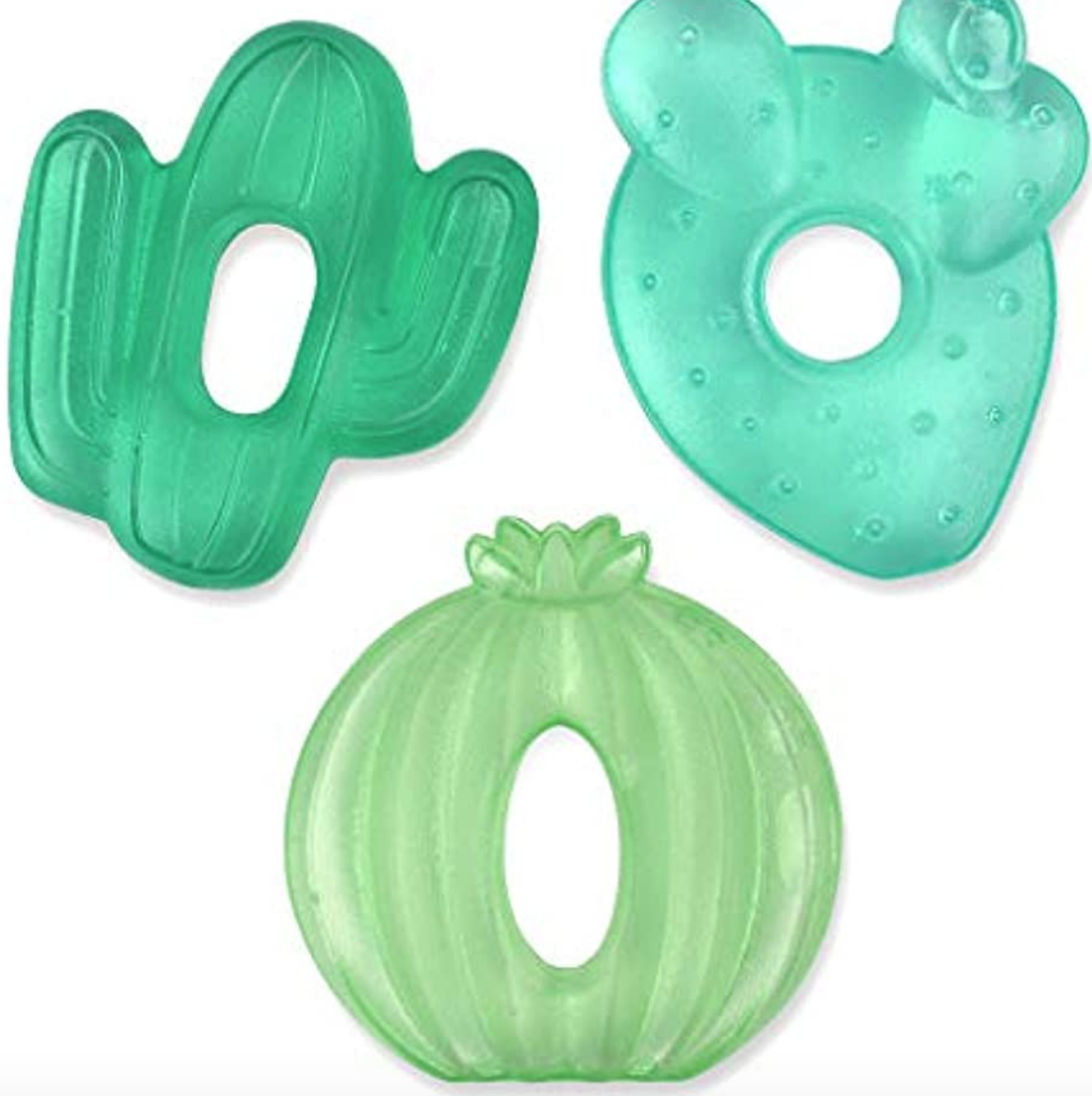 Cutie Coolers - Water Filled Teethers 3pk, Style: Cactus