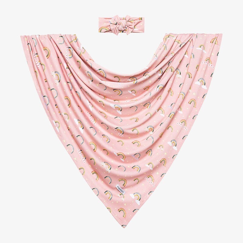 Shay - Infant Swaddle and Headwrap Set