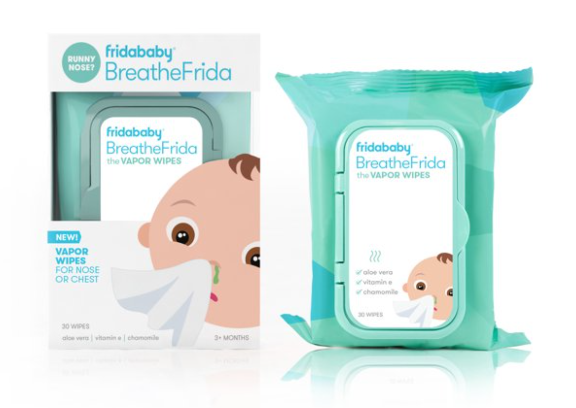 BreatheFrida Nose-Chest Wipes