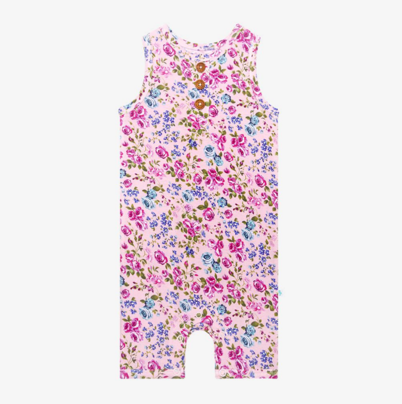 Pixie - Henley Racerback Short Romper