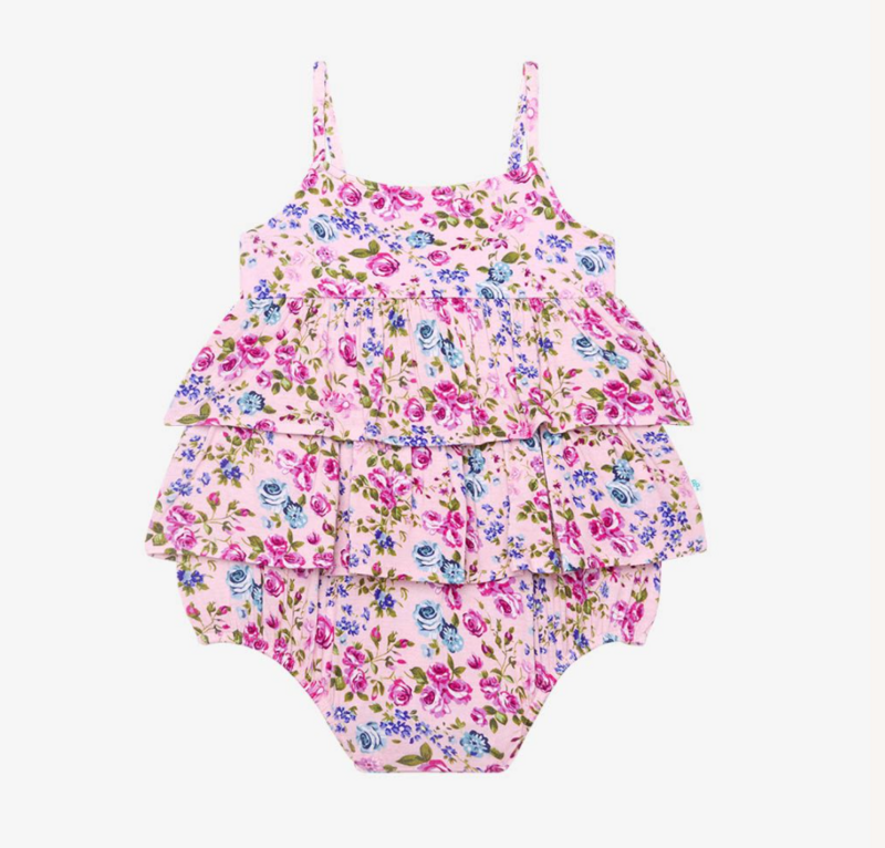 Pixie - Ruffled Spaghetti Romper