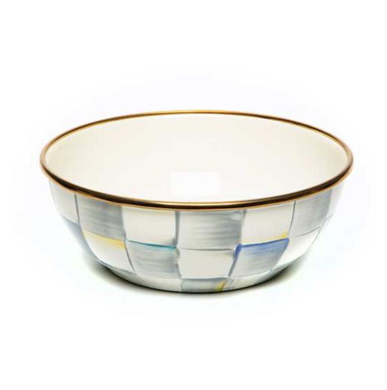Sterling Check Enamel Everyday Bowl