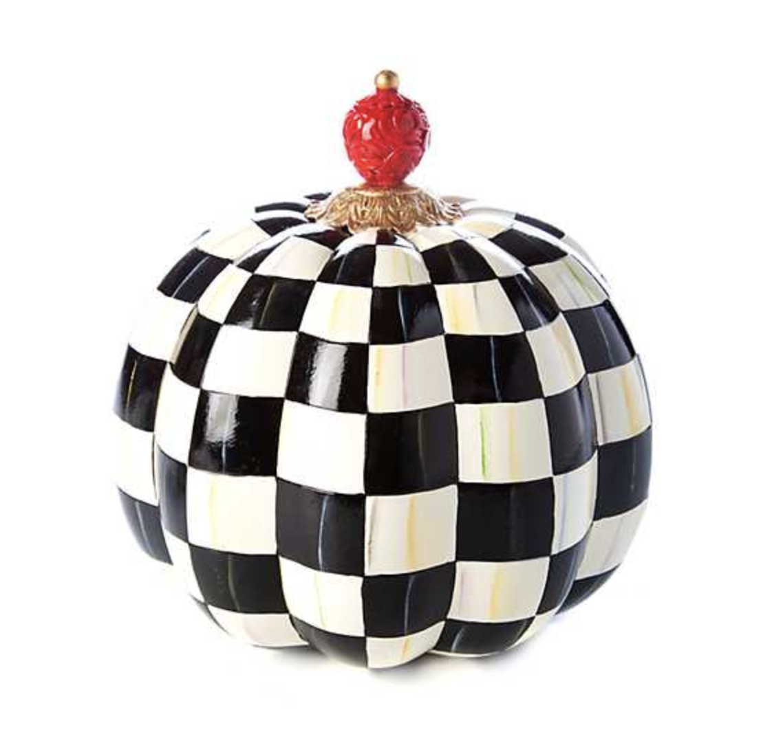 Finial Check Pumpkin - Small