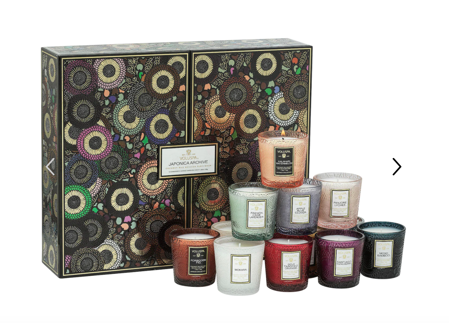 Voluspa 12 Votive Japonica Archive Set