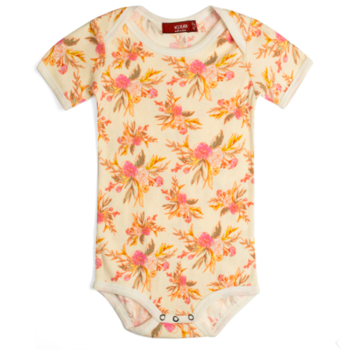 Vintage Floral - Organic Onesie