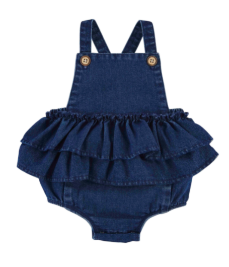 Denim Ruffle Bubble