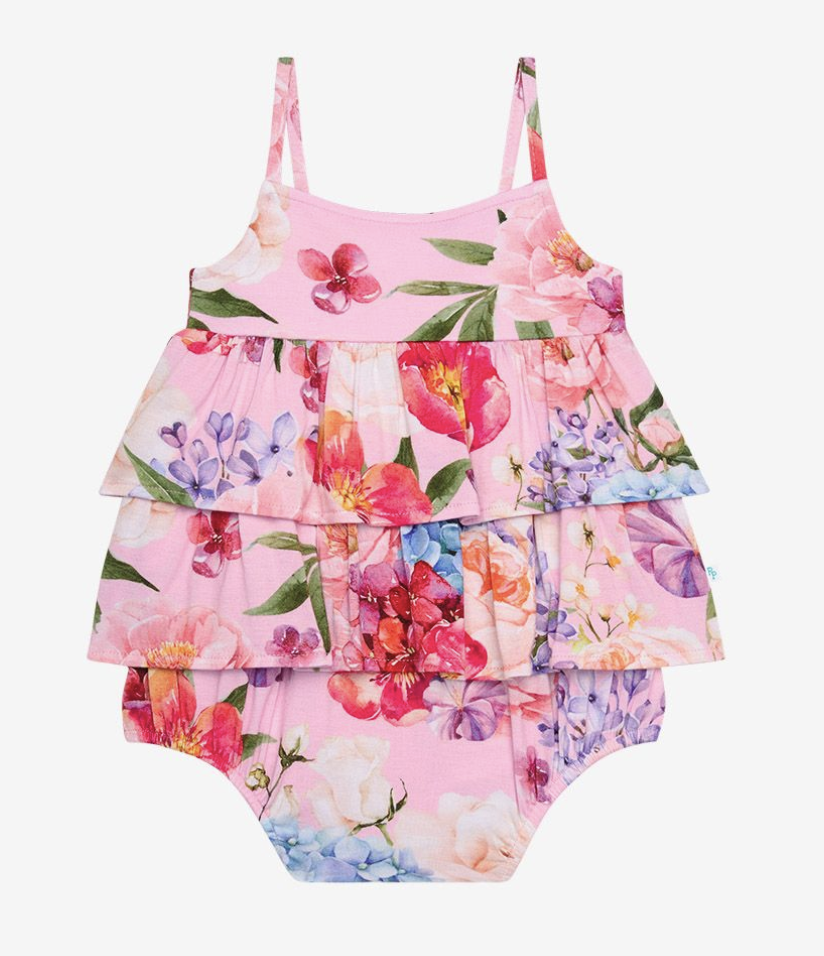 Brisa - Ruffled Spaghetti Romper