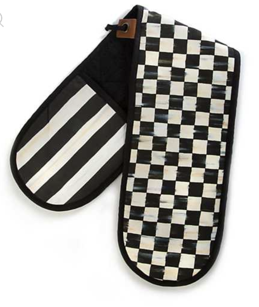 Courtly Check Bistro Double Oven Mitt