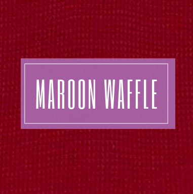 Maroon Waffle