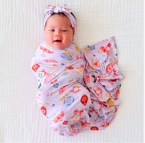 Holly - Swaddle and Headwrap Set