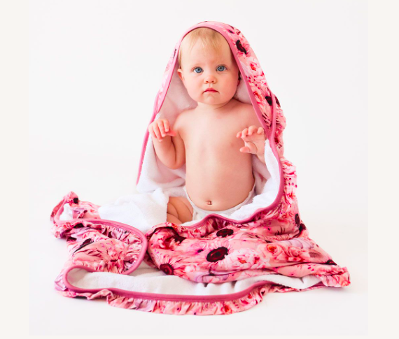 Liliana - Ruffled Hooded Towel