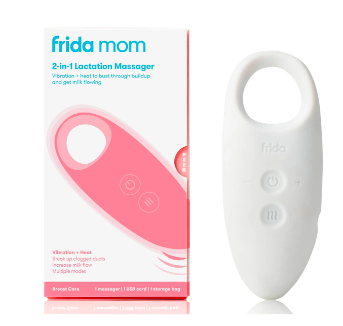2-in-1 Heat and Vibration Lactation Massager