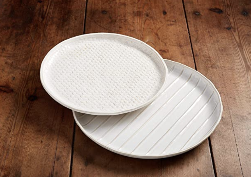 Nested Stoneware Platters #40700334