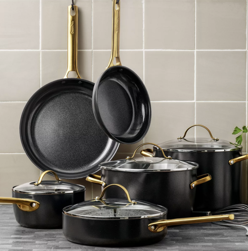 Reserve Ceramic Nonstick 10 piece Black