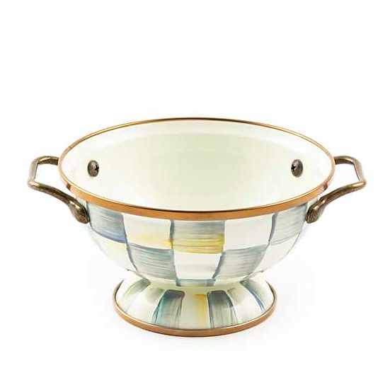 Sterling Check Enamel Simply Anything Bowl