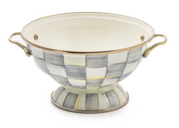 Sterling Check Enamel Almost Everything Bowl