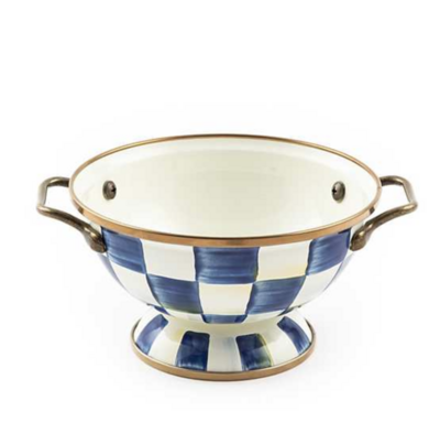 Royal Check Enamel Simply Anything Bowl