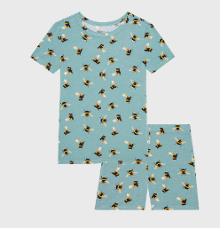 Spring Bee - Basic Short Sleeve &amp; Shorts Pajamas