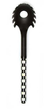 Courtly Check Pasta Spoon - Black 